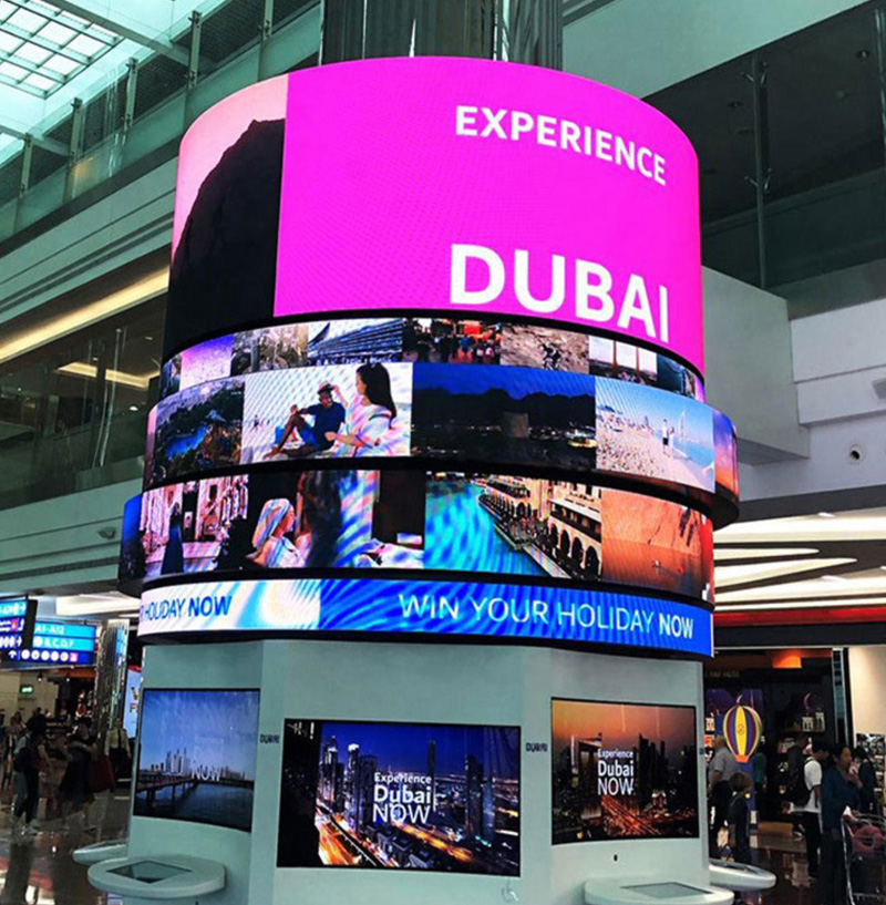 Flexible-soft-screen-curved